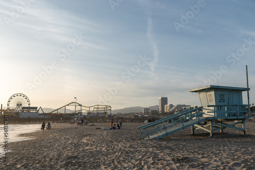 Santa Monica Pier, Santa Monica, California, Sunset © ineffablescapes