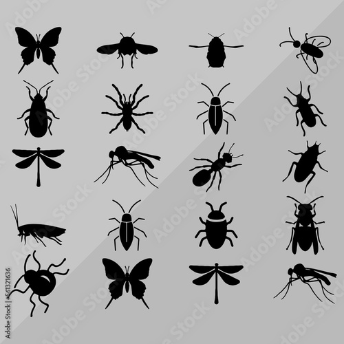 insect icons set © Ahsan