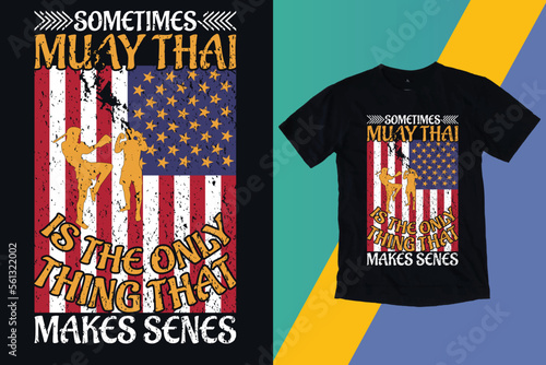 USA Flag T-Shirt Design