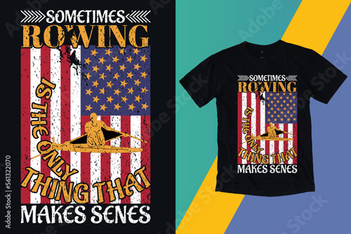 USA Flag T-Shirt Design