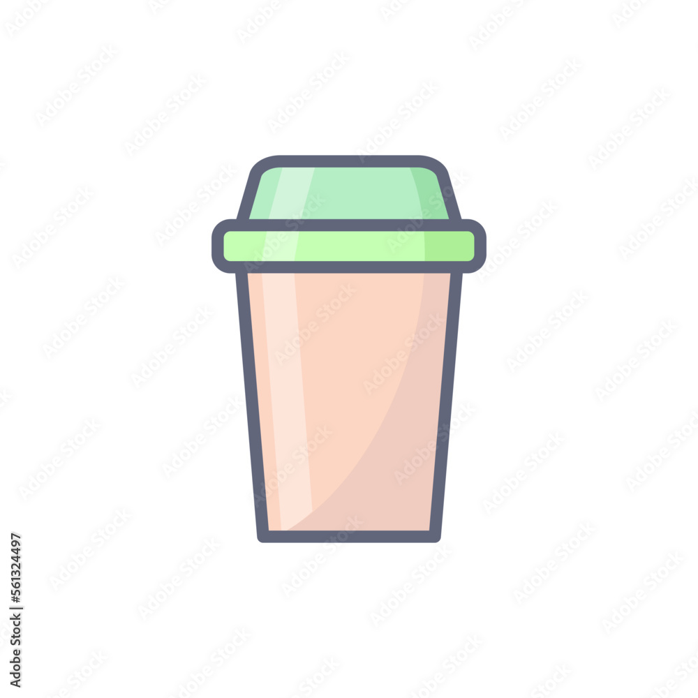 Disposable cup icon vector design templates Disposable cup icon vector design templates