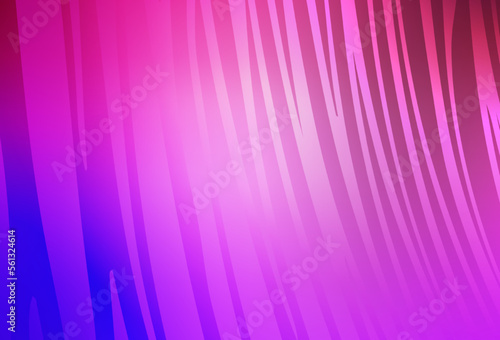 Light Purple  Pink vector texture with curved lines.