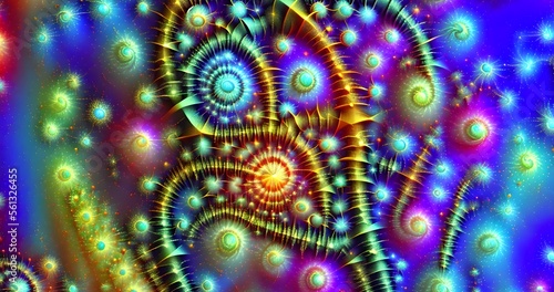 Wallpaper Mural MJ fractalic evolution illustrations in sequence of 100 illustrations in 4K Torontodigital.ca