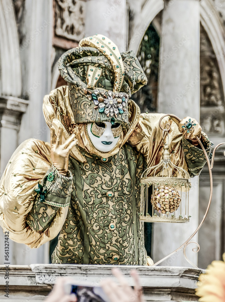 Obraz premium Photo View in Venice City During the Carnival Holiday , taken in