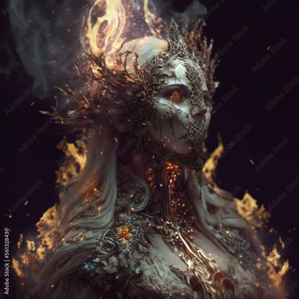 Obraz premium Queen of flame