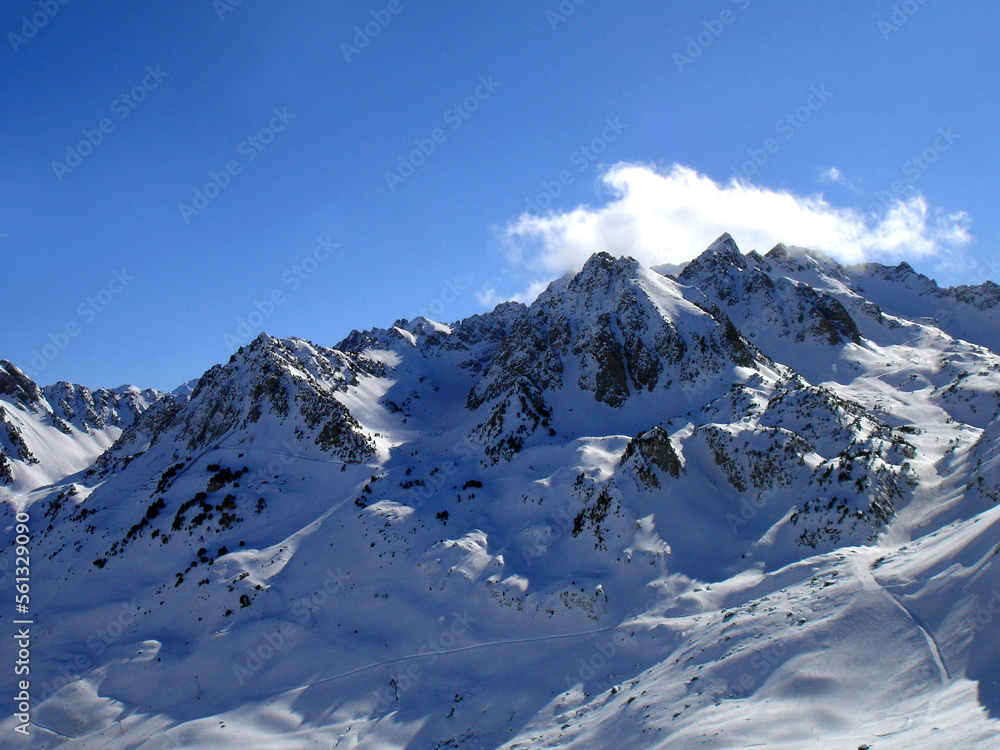 Station de ski dans les Pyrénées
