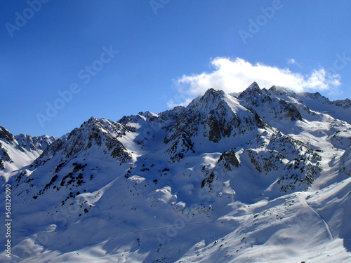 Station de ski dans les Pyrénées