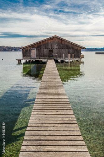 Fotobehang impressions from Lake Starnberg, Bavaria, Germany