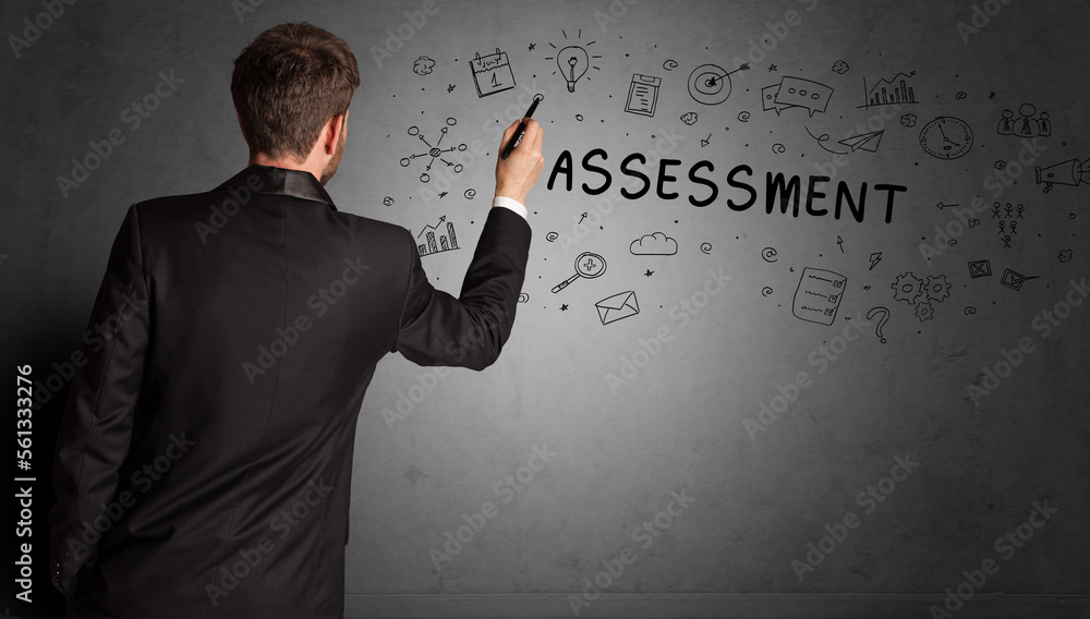 businessman drawing a creative idea sketch businessman drawing a creative idea sketch