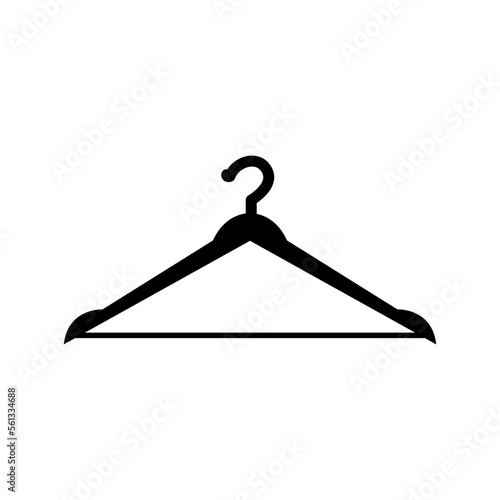 Hanger coats clothes flat icon sign symbol isolated design vector