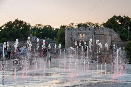 Fountain in the city of Nis, Serbia