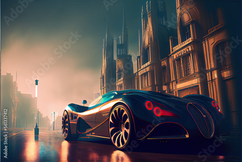Sports car concept © voizart