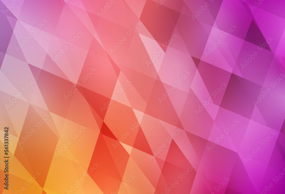 Obraz premium Light Pink, Yellow vector layout with lines, rectangles.