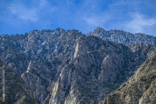 San Jacinto Mountains range in Palm Springs