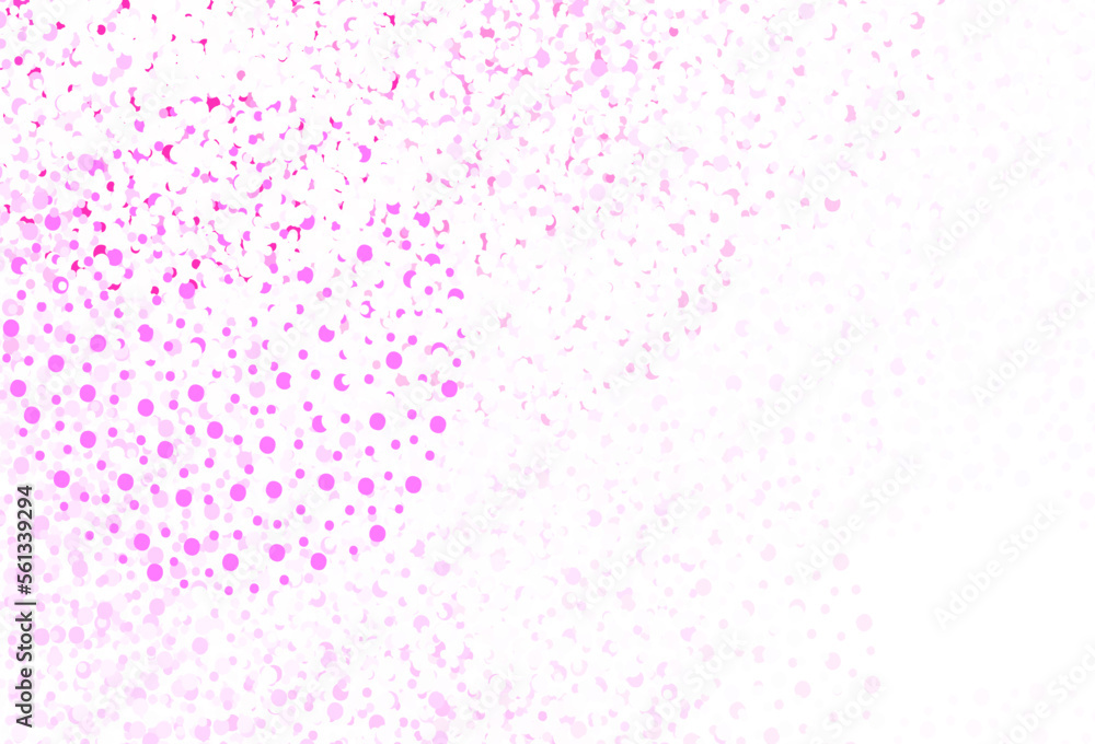 Light Purple, Pink vector background with bubbles. Light Purple, Pink vector background with bubbles.