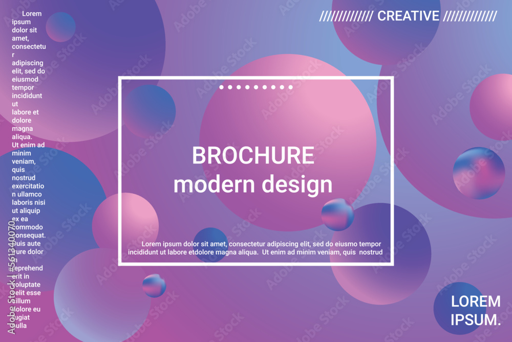 Obraz premium Abstract geometric texture. 3d ball shape gradients for decoration design.