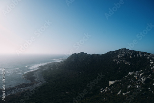 Cape Town, nature, sand, animals, landscape, ocean, water, mountains, rock © Juliania