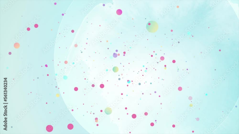 Holographic dust particles and blue blot shiny abstract background. Seamless looping colorful motion design. Video animation Ultra HD 4K 3840x2160 Holographic dust particles and blue blot shiny abstract background. Seamless looping colorful motion design. Video animation Ultra HD 4K 3840x2160