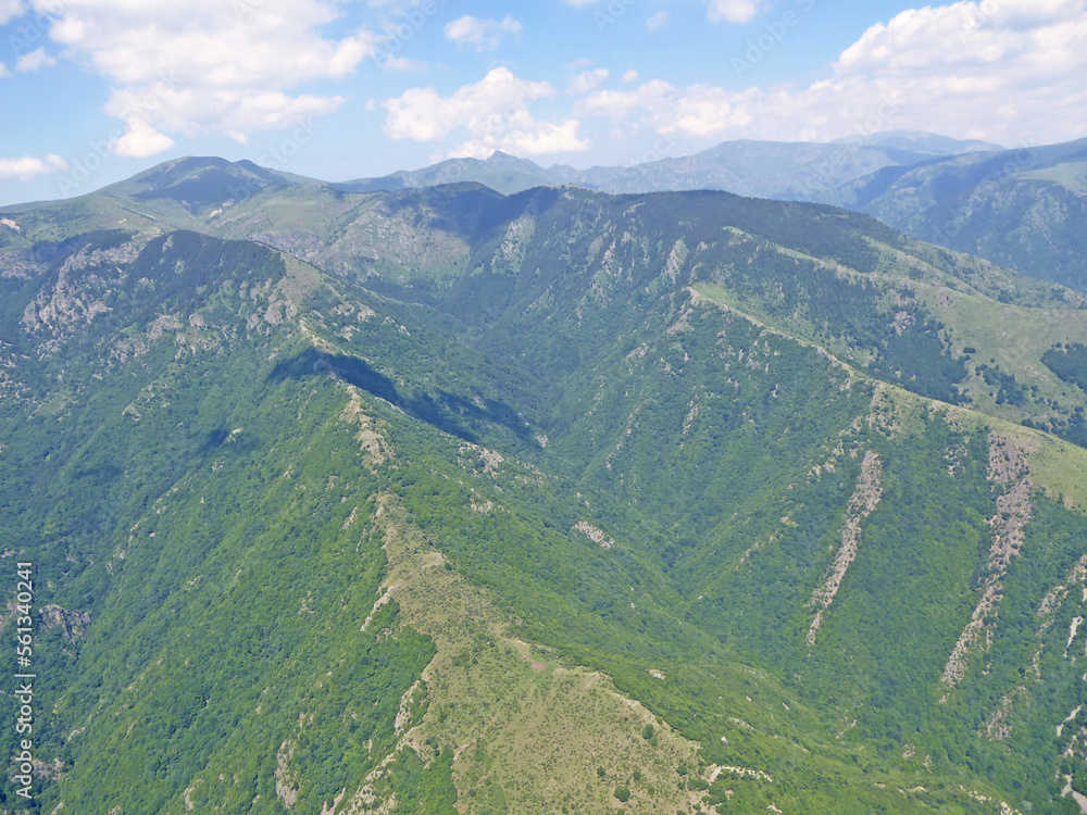 Fototapeta premium Mountains above Sopot in Bulgaria 