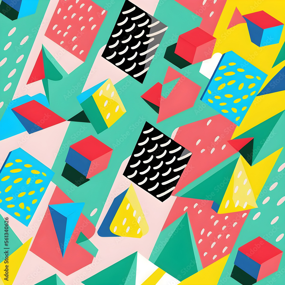 Risograph pattern, trendy retro 80s and 90s style illustration Risograph pattern, trendy retro 80s and 90s style illustration