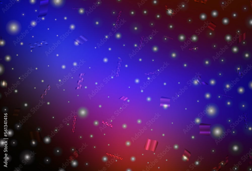 Obraz premium Dark Blue, Red vector background in Xmas style.