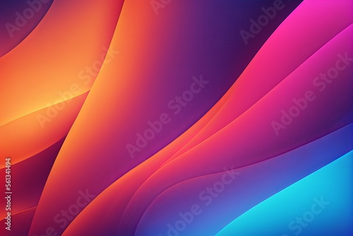 Abstract gradient background. Generative AI 