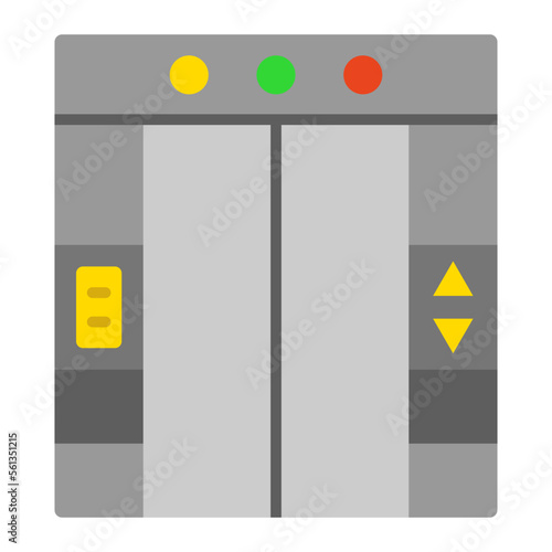 Elevator Flat Icon