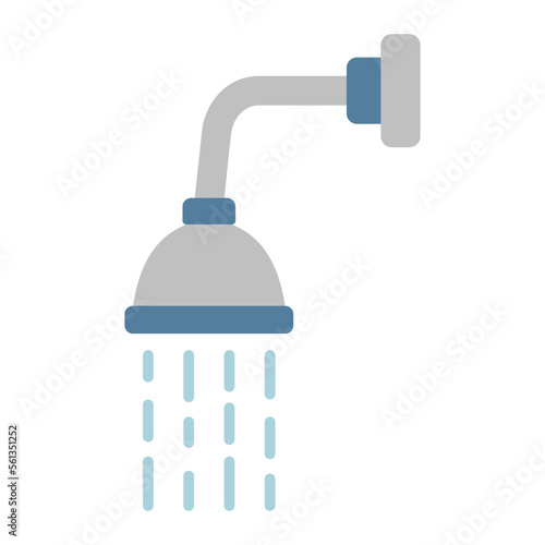 Shower Head Flat Icon