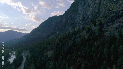 Mazama Cliffside Sunset