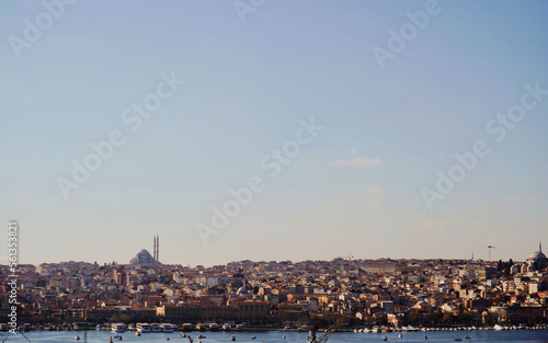 Panorama of the city of Istanbul, Turkey