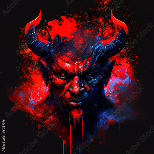 Devil Generative AI Illustration