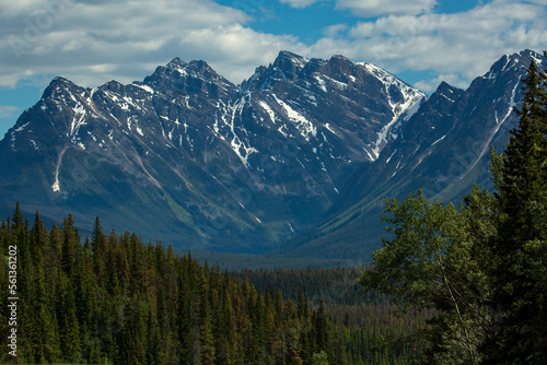 Forest and mountains scene in British Columbia, Canada © Emilia