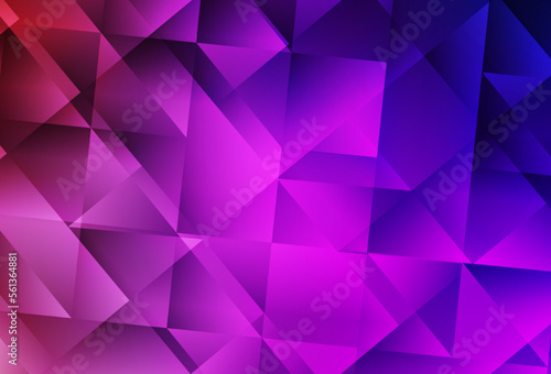 Light Purple, Pink vector triangle mosaic template.