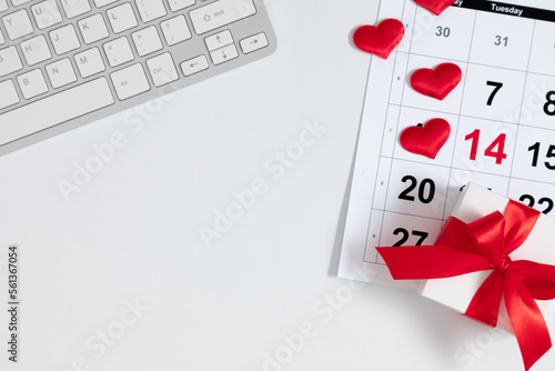 Obraz na plátně Valentine's Day background