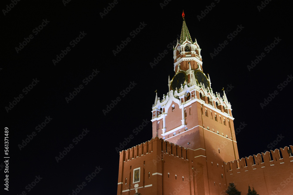 Moscow Kremlin and Red Square at night