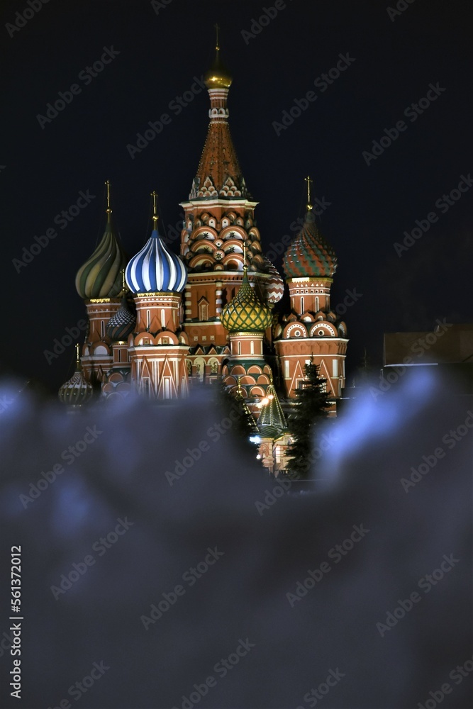 St. Basil Cathedral, Red Square, Moscow, Russia.