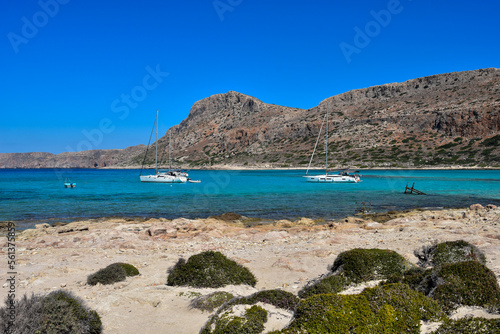 Lagune in der Bucht von Balos in Kreta, Griechenland