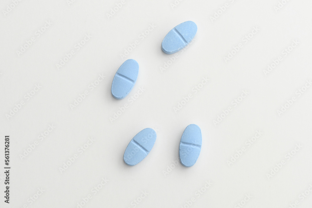 Various drugs, opened and unopened painkiller pills