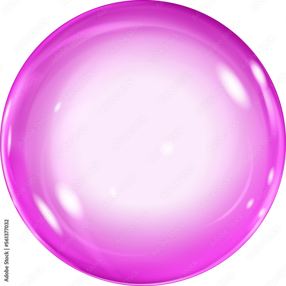 Obraz premium Big purple sphere with glares