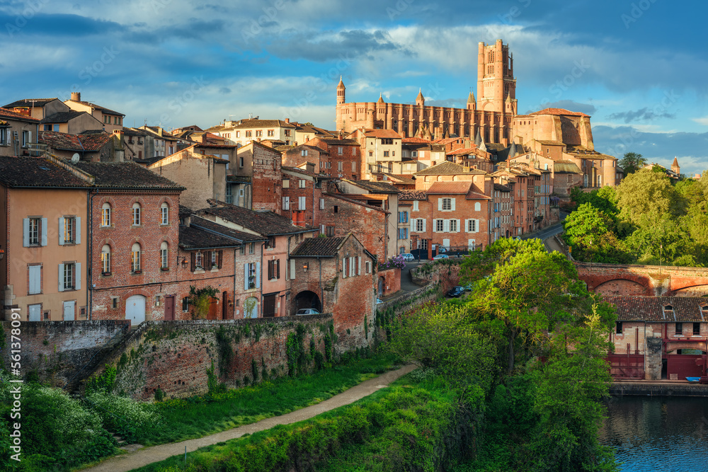 Historical Cathedral and Old Town of Albi, France