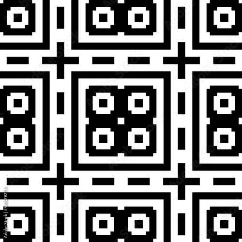 Ethnic ornament. Tribal wallpaper. Embroidery background. Ethnical folk image. Tribe motif. Ancient mosaic. Digital paper, web design, textile print, backdrop. Seamless abstract art. Vector abstract.
