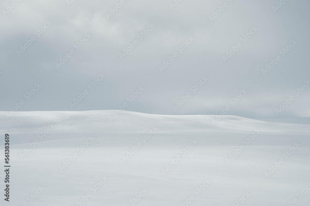 Tundra view in Westfjords of Iceland during winter Tundra view in Westfjords of Iceland during winter