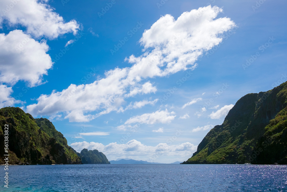 Tapiutan Strait, El Nido, Palawan, Philippines Tapiutan Strait, El Nido, Palawan, Philippines