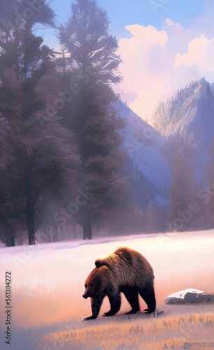bear in the forest © frozenmountain