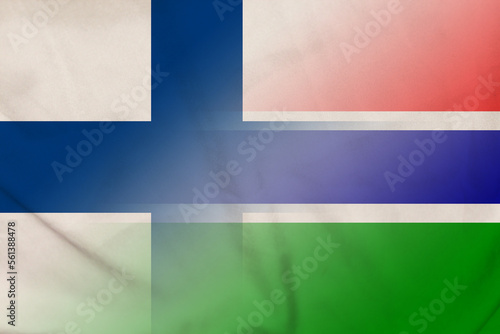 Finland and Gambia government flag transborder relations GMB FIN