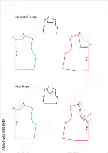 how to make a basic neckline pattern