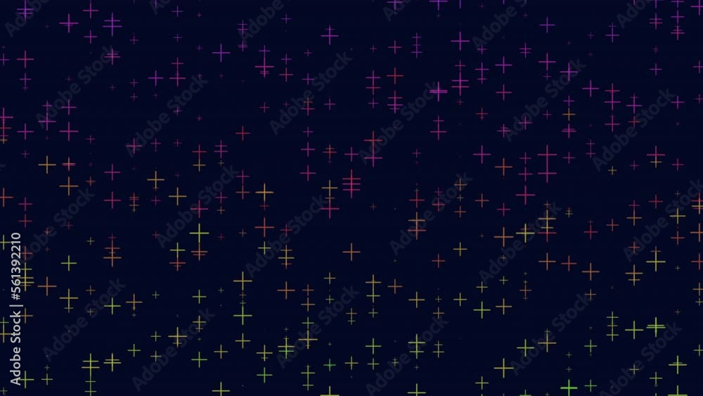 Rainbow crosses with neon color in dark galaxy, abstract corporate, business and futuristic style background Rainbow crosses with neon color in dark galaxy, abstract corporate, business and futuristic style background
