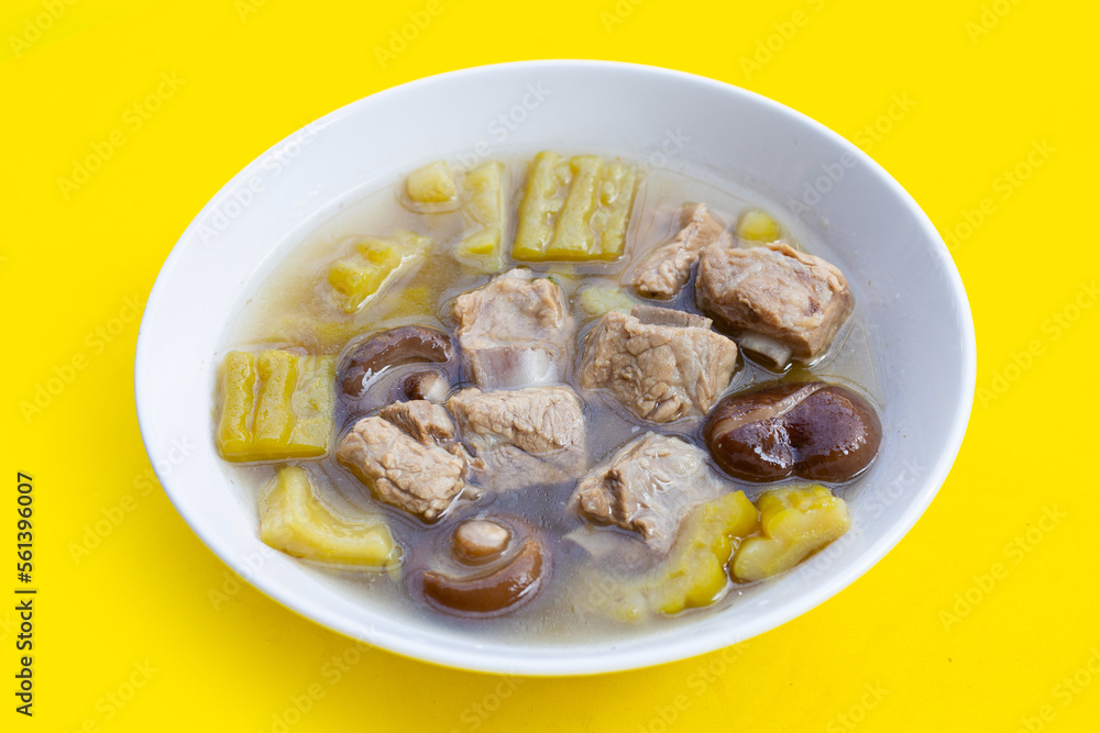 Bitter melon with pork rib soup recipe Bitter melon with pork rib soup recipe