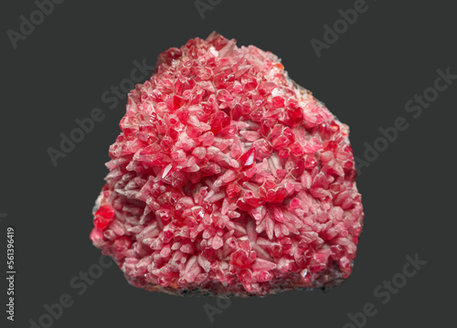 Konstfotografi close up on Rhodochrosite mineral specimen