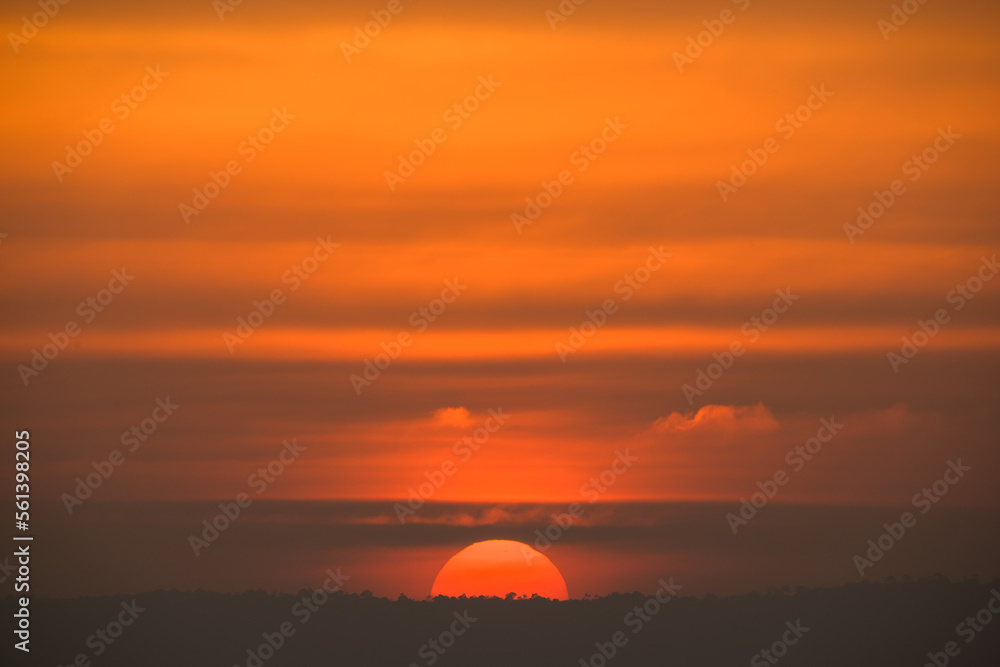 Obraz premium sunset over the sea